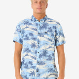 Dreamer Barrel Killa Short Sleeve Shirt - Herre - Sky Blue