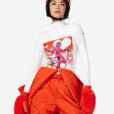 Femme Long Sleeve Turtleneck - Dame - White