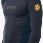 å Dawn Patrol UPF Perf Long Sleeve Rash Vest - Herre - Navy Marle - Gumpel & Co