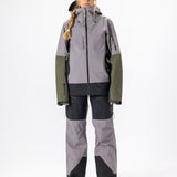Explorair GTX 3L Jacket - Women - Evening grey / Douglas green