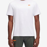 T-shirt With Tricolour Embroidery - Herrer - White