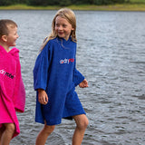 Frotté Badeponcho | Børn | Royal Blue