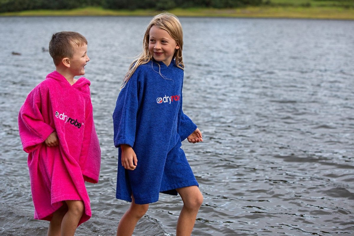 Frotté Badeponcho | Børn | Royal Blue - Gumpel & Co