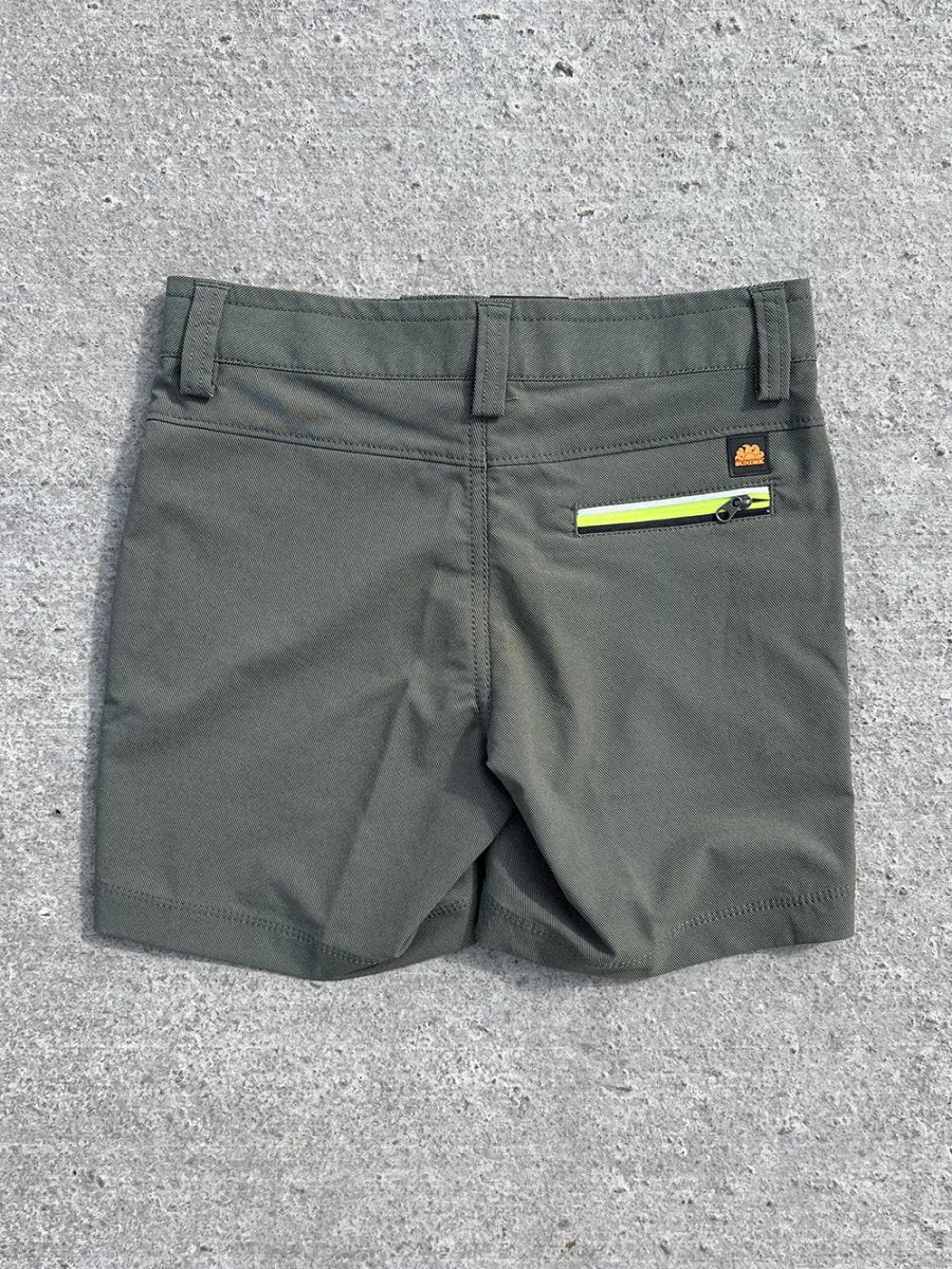 SUNDEK Junior Mini Addi Hybrid Walkshorts - Børn - Dark Army Green