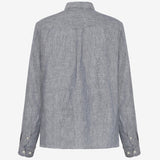 Men's - CUSTOM FIT LINEN SHIRT - Vintage Indigo
