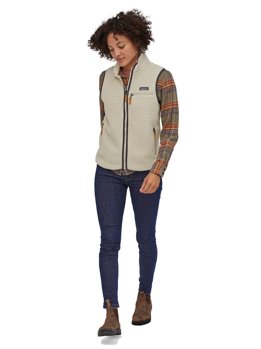 Retro Pile Fleece Vest - Dame - Pelican - Gumpel & Co