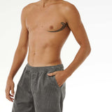 Men's Classic Surf Cord Volley Fløjlsshorts - Herre - Charcoal Grey