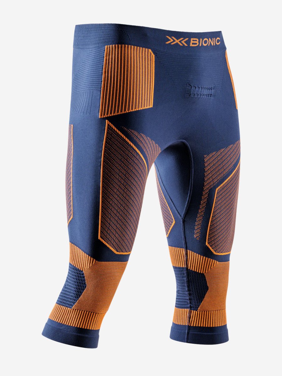 Men's Energy Accumulator Light 4.0 3/4 pant - Herre - Marine/Orange - Gumpel & Co