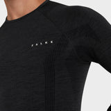 Long-sleeve Wool Tech Skiundertrøje - Herre - Sort