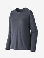 Capilene Cool Daily LS Shirt - Dame - Smolder Blue