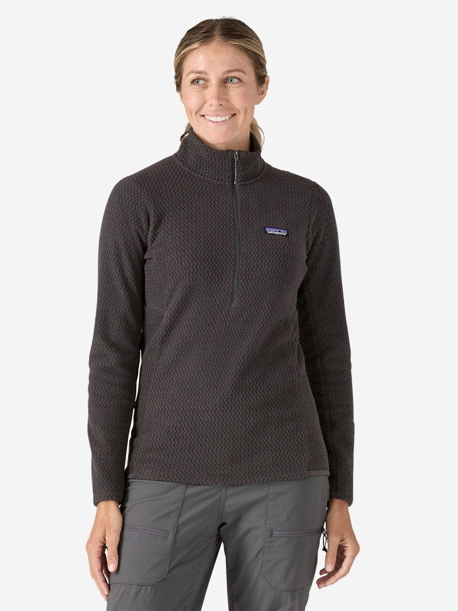 R1 Air Zip Neck Midlayer - Dame - Sort - Gumpel & Co