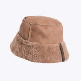 Women's Fluffy Bucket Hat - Dame - Black