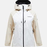 Insulated 2-Lags Skijakke - Dame - Sand Fog / Off white