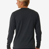 Stack UV Long Sleeve Rash Guard - Herre - Black Marle