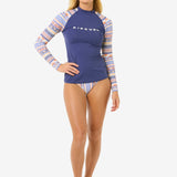 San Carlos Long Sleeve UPF Rash Vest - Dame - Dark Blue