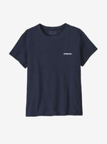 P6 Logo Responsibili Tshirt - Dame - Navy