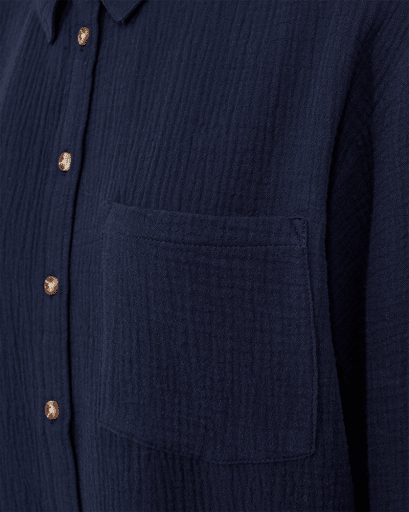 Esmingo Skjorte - Dame - BLUE - Gumpel & Co