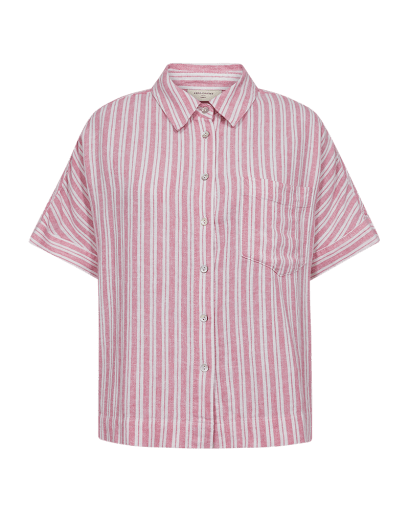 Lava Skjorte - Dame - WILD ORCHID W. BRILLIANT WHITE - Gumpel & Co