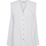 Freequent Esally Top - Dame - BRILLIANT WHITE