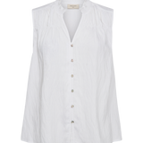 Freequent Esally Top - Dame - BRILLIANT WHITE