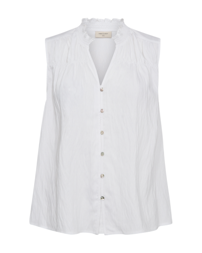 Freequent Esally Top - Dame - BRILLIANT WHITE
