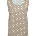 Lavisco Bluse - Dame - SILVER MINK W. BRILLIANT WHITE - Gumpel & Co