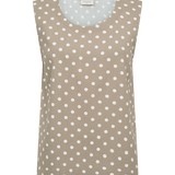 Lavisco Bluse - Dame - SILVER MINK W. BRILLIANT WHITE - Gumpel & Co