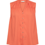 Freequent Esally Bluse - Dame - ORANGE