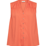 Freequent Esally Bluse - Dame - ORANGE