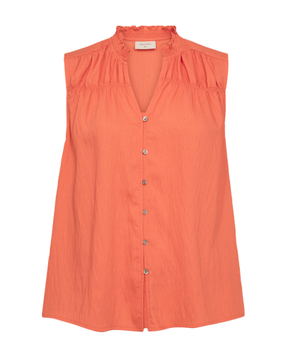 Freequent Esally Bluse - Dame - ORANGE