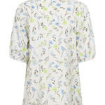 Molli Skjorte - Dame - STAR OFF - WHITE W. SHARP GREEN - Gumpel & Co