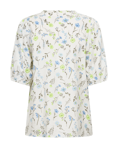 Molli Skjorte - Dame - STAR OFF - WHITE W. SHARP GREEN - Gumpel & Co