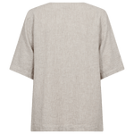 Lava Bluse - Dame - SILVER MINK W. STAR OFF - WHITE - Gumpel & Co