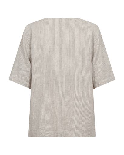 Lava Bluse - Dame - SILVER MINK W. STAR OFF - WHITE - Gumpel & Co