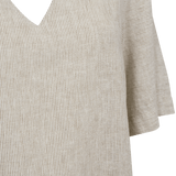Lava Bluse - Dame - SILVER MINK W. STAR OFF - WHITE - Gumpel & Co