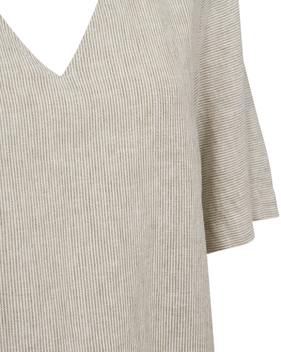 Lava Bluse - Dame - SILVER MINK W. STAR OFF - WHITE - Gumpel & Co