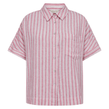 Lava Skjorte - Dame - WILD ORCHID W. BRILLIANT WHITE - Gumpel & Co