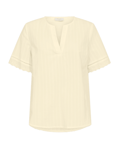 Freequent Ane Bluse - Dame - GOLDEN HAZE