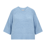 Tapper Pullover Sweatshirt - Dame - BLUE - Gumpel & Co
