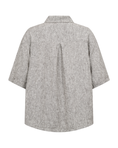 Freequent Lava Skjorte - Dame - COFFEE BEAN W. STAR OFF-WHITE