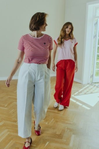 Mian T-shirt - Dame - Lyserød / Rød - Gumpel & Co