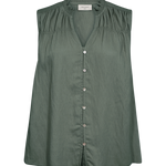 Freequent Esally Bluse - Dame - GREEN