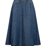 Freequent Milo Nederdel - Dame - MEDIUM BLUE DENIM