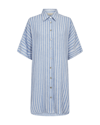 Freequent Lava Kjole - Dame - ULTRAMARINE W. BRILLIANT WHITE