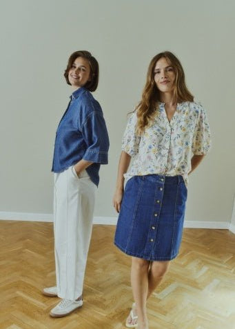 Molli Skjorte - Dame - STAR OFF - WHITE W. GOLDEN HAZE - Gumpel & Co