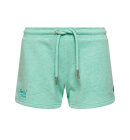 Superdry - Women's Vintage Logo Jersey shorts i økologisk bomuld | Dame | Minted Marl