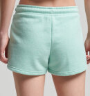 Superdry - Women's Vintage Logo Jersey shorts i økologisk bomuld | Dame | Minted Marl