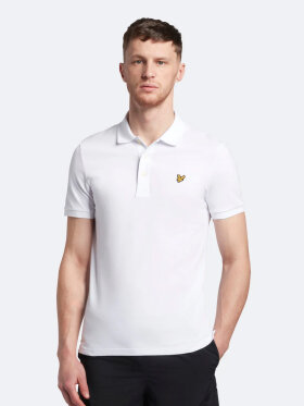 Lyle & Scott - Men's Plain Polo Shirt - Herre - White