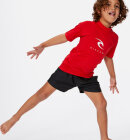 Rip Curl - Kids Corps Kortærmet Rash UPF 50+ UV T-shirt - Børn (1-8 år) - Red