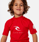 Rip Curl - Kids Corps Kortærmet Rash UPF 50+ UV T-shirt - Børn (1-8 år) - Red